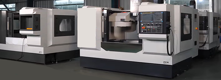 CNC milling machines in a manufacturing setting CNC milling machines in a manufacturing setting