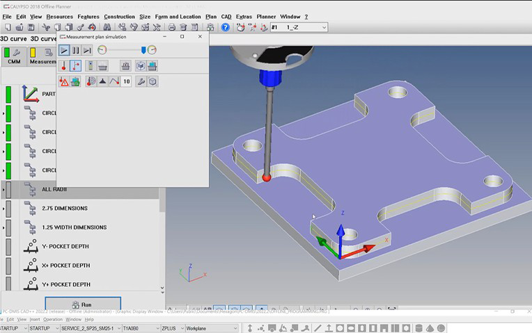 cmm programming file PC-DMIS